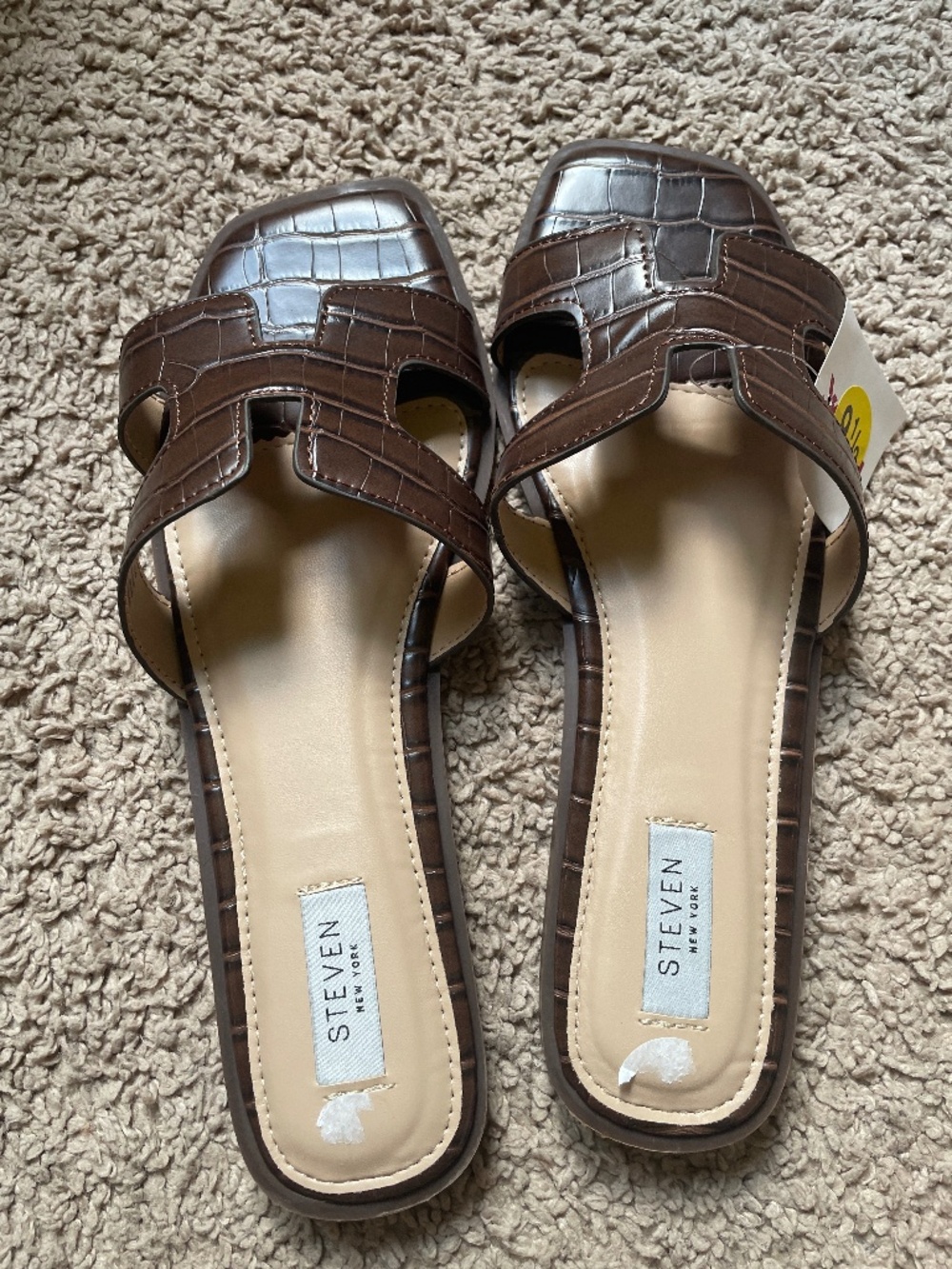 Steven Steve Madden Brown Sandals Size 9.5